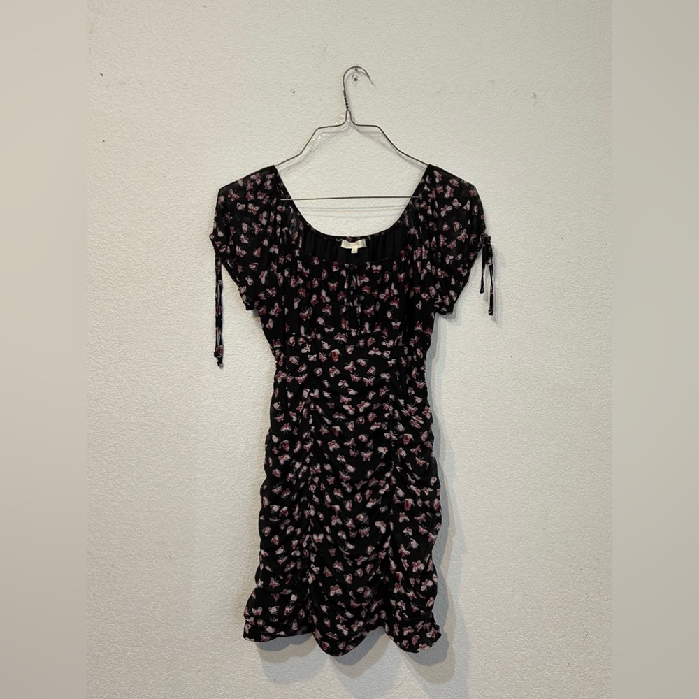 black floral dress size large